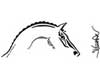 Art-Line Big Horse Heads